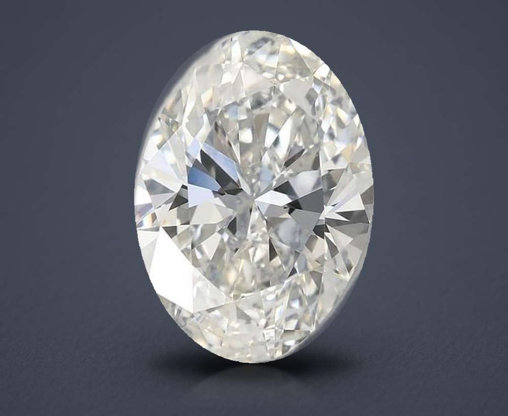 3.08 Carat Oval Lab Diamond