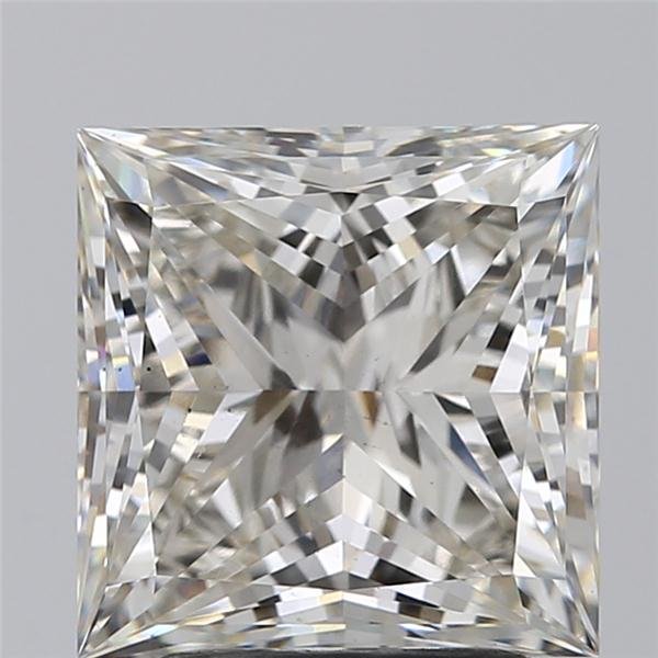 3.07ct H VS2 Very Good Cut Princess Lab Grown Diamond