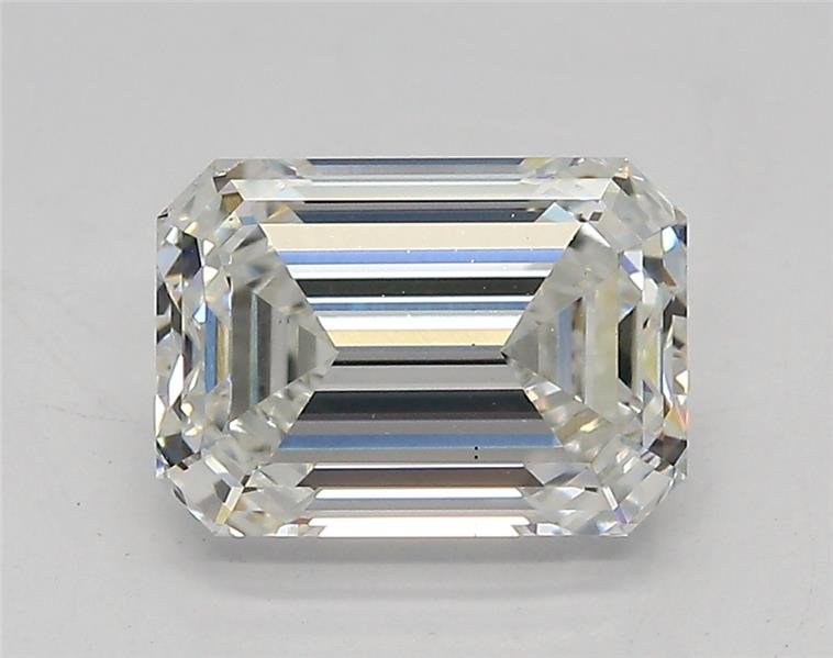 2.05ct E VS2 Excellent Cut Emerald Lab Grown Diamond