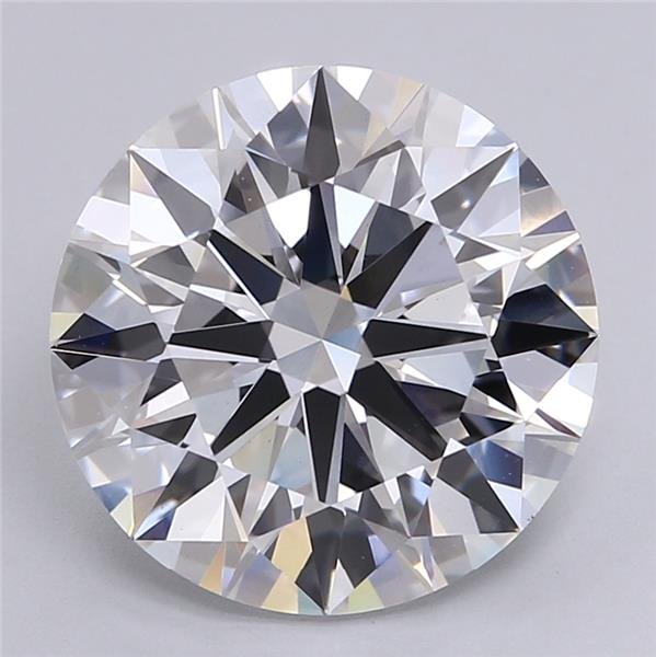 7.01ct E VVS2 Rare Carat Ideal Cut Round Lab Grown Diamond