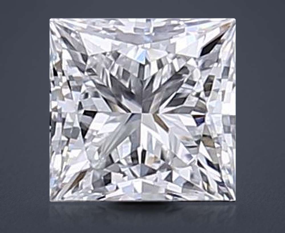 0.53 Carat Princess Lab Diamond