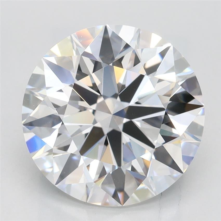 3.37ct E VVS1 Rare Carat Ideal Cut Round Lab Grown Diamond