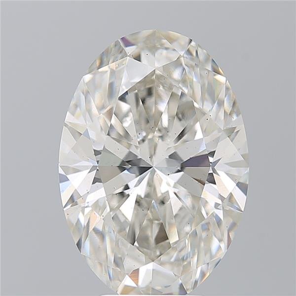 5.27ct H VS2 Rare Carat Ideal Cut Oval Lab Grown Diamond