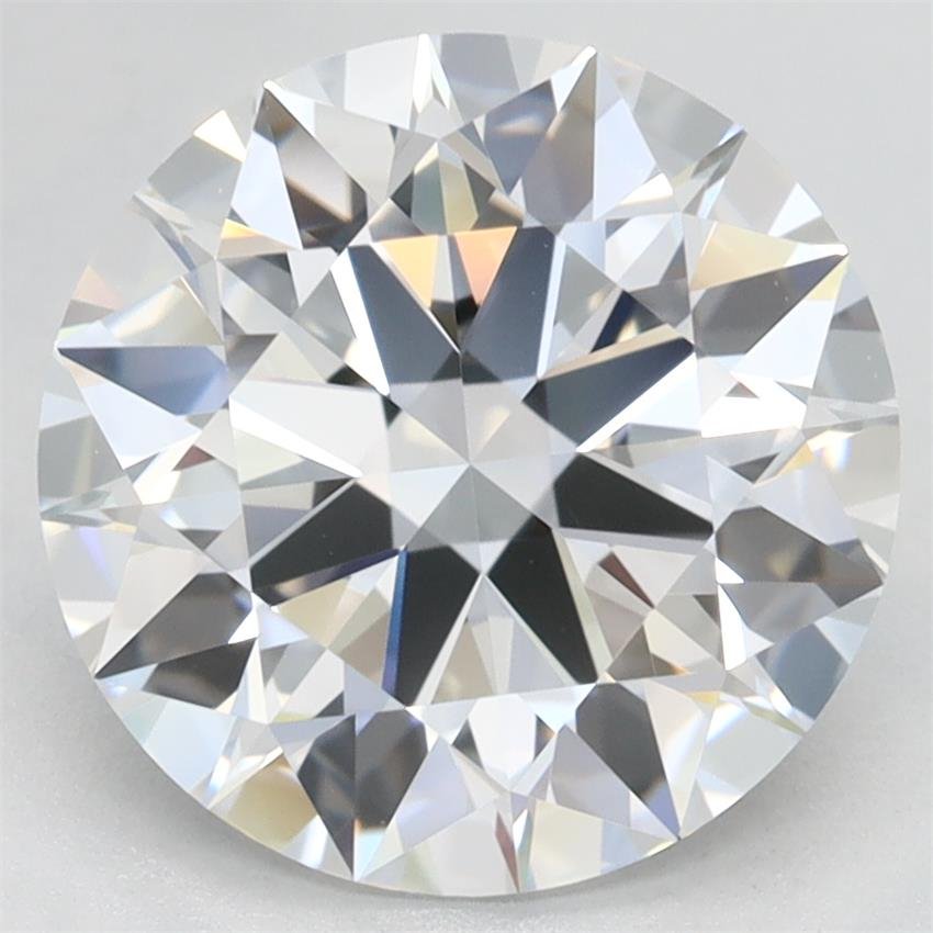 3.47ct D VVS2 Rare Carat Ideal Cut Round Lab Grown Diamond