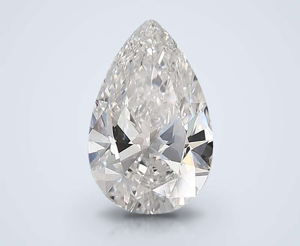 2.00 Carat Pear Lab Diamond