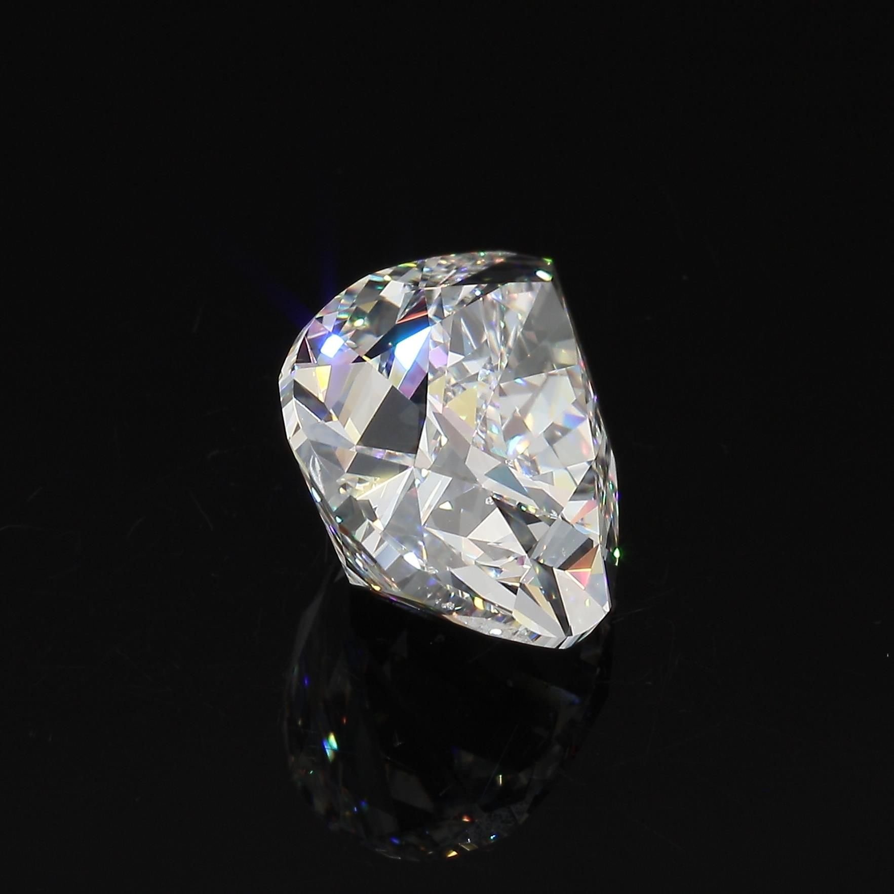 8.01ct H SI1 Very Good Cut Pear Diamond