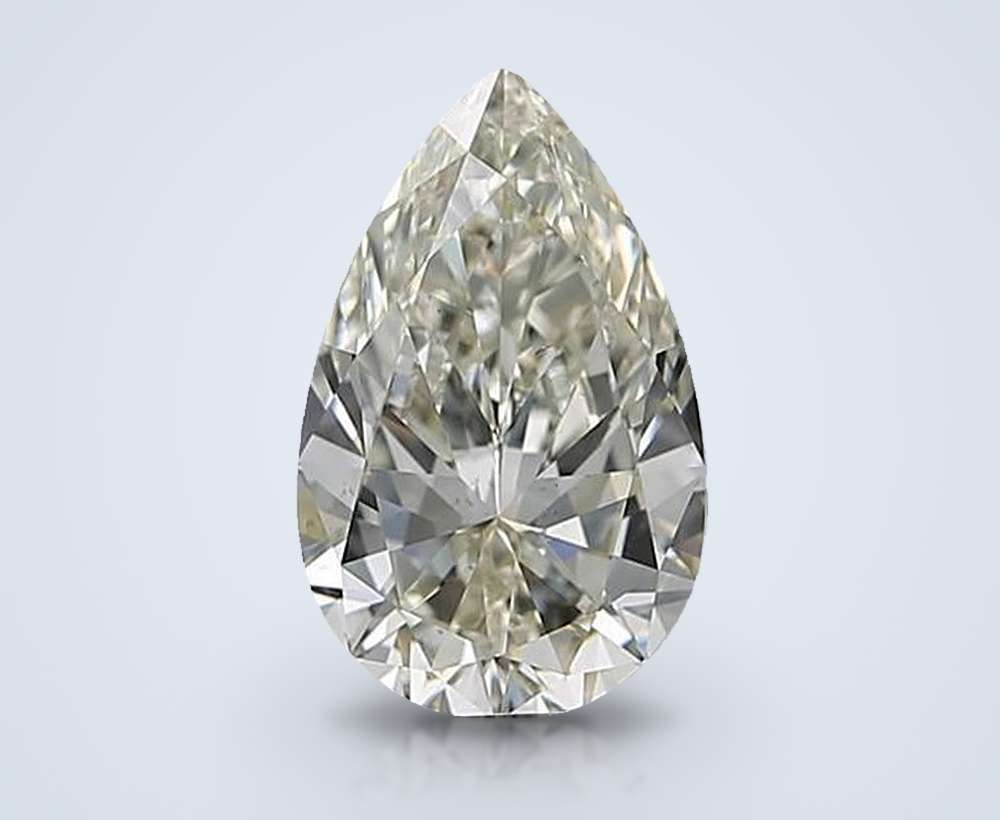 2.71 Carat Pear Natural Diamond