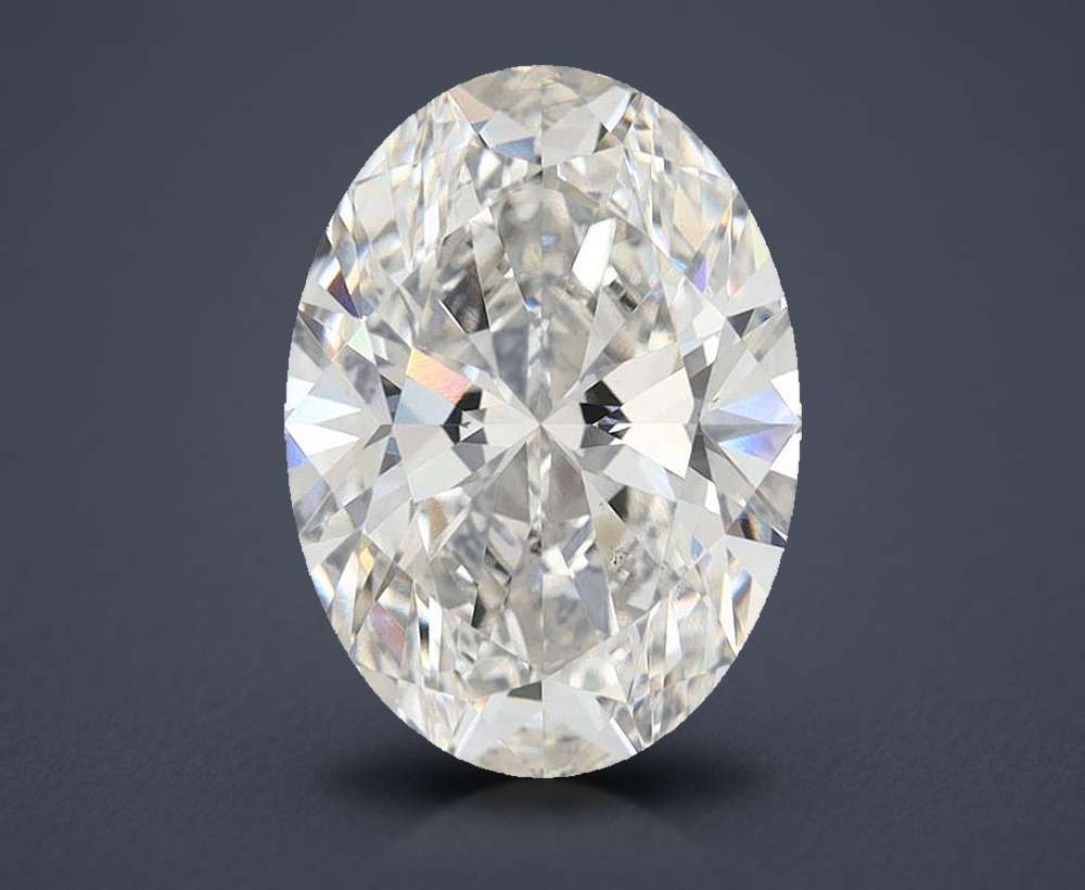 3.52 Carat Oval Lab Diamond