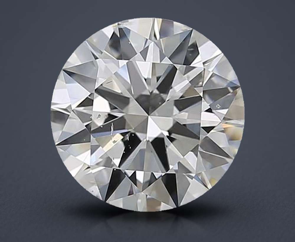 3.21 Carat Round Natural Diamond