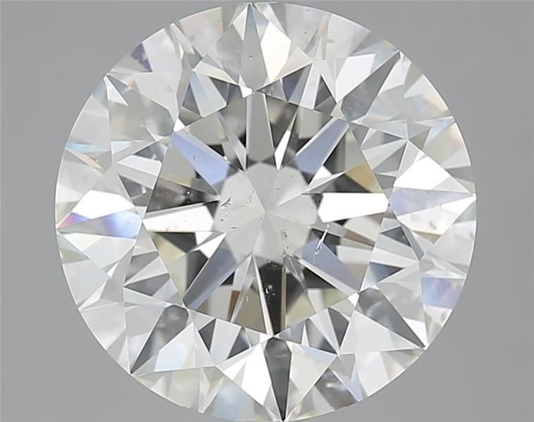 7.52ct K SI2 Rare Carat Ideal Cut Round Diamond