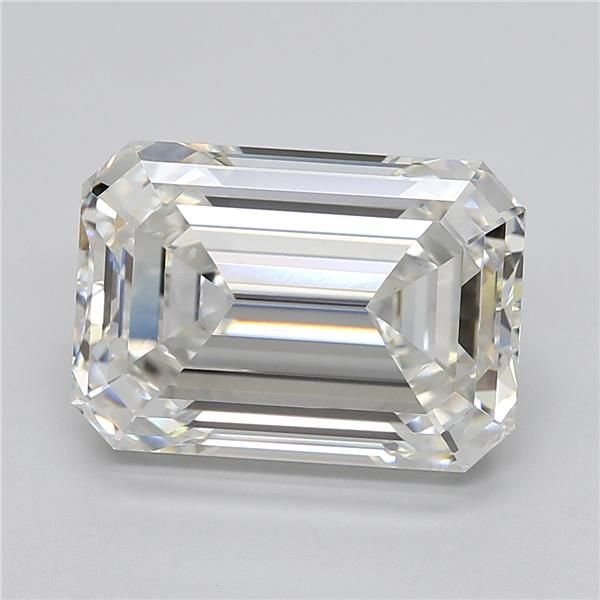 11.06ct F VS1 Rare Carat Ideal Cut Emerald Lab Grown Diamond