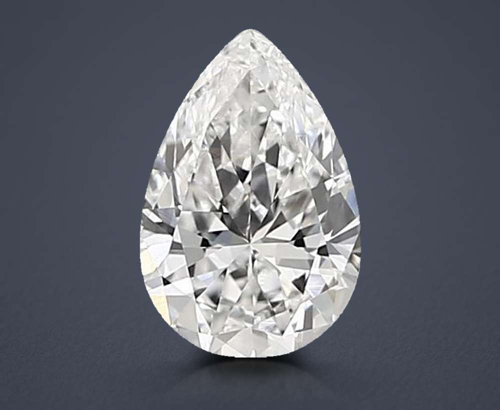 0.52 Carat Pear Lab Diamond