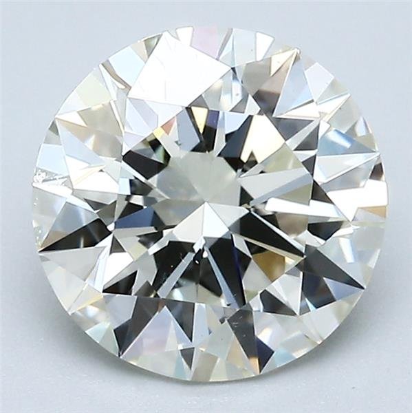 2.26ct J VS2 Rare Carat Ideal Cut Round Diamond