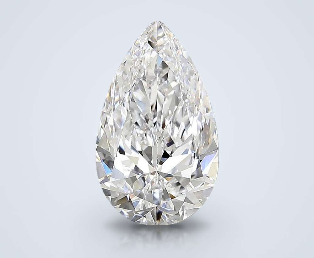 4.01 Carat Pear Natural Diamond