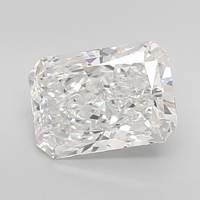 3.81ct E VVS2 Rare Carat Ideal Cut Radiant Lab Grown Diamond