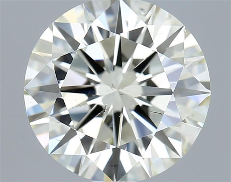 1.34ct K SI1 Rare Carat Ideal Cut Round Diamond