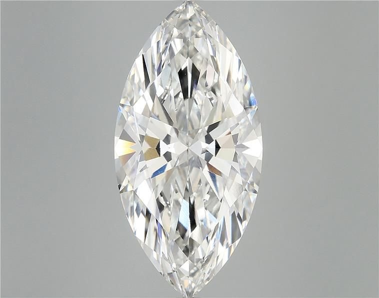 8.04ct F VS1 Rare Carat Ideal Cut Marquise Lab Grown Diamond