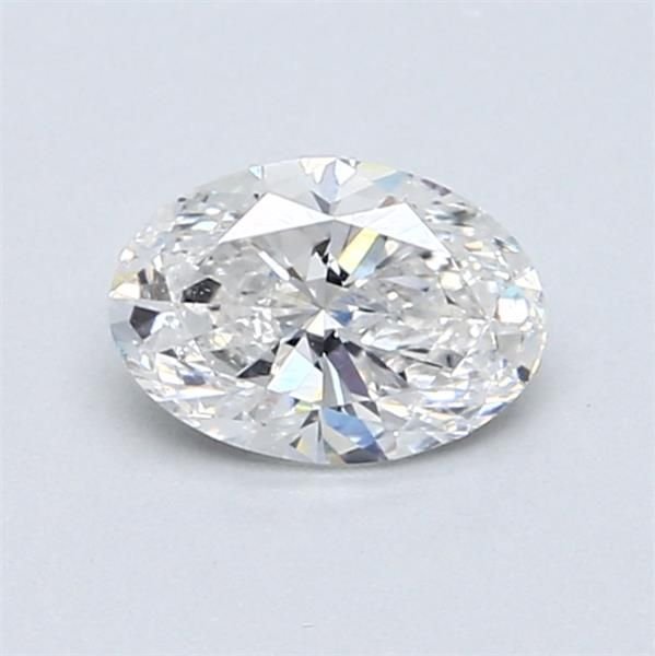 0.73ct D SI1 Rare Carat Ideal Cut Oval Diamond