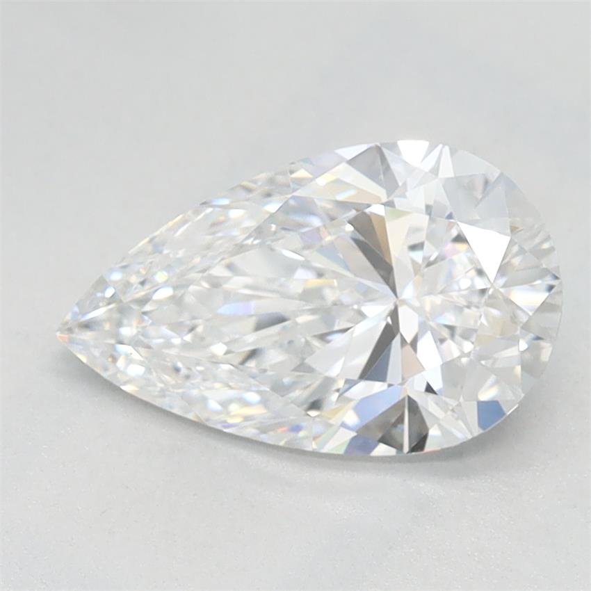 1.10ct D VVS2 Rare Carat Ideal Cut Pear Lab Grown Diamond