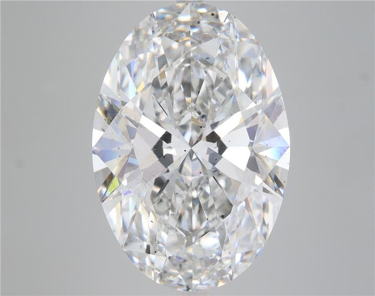 11.02ct F SI1 Rare Carat Ideal Cut Oval Lab Grown Diamond