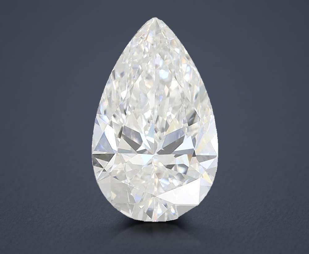 1.33 Carat Pear Lab Diamond