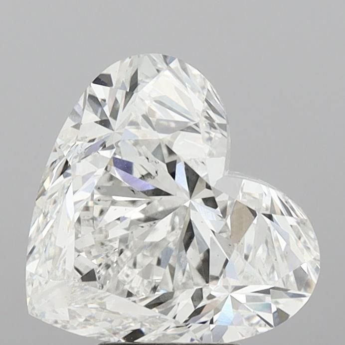 7.01ct F VS2 Rare Carat Ideal Cut Heart Lab Grown Diamond