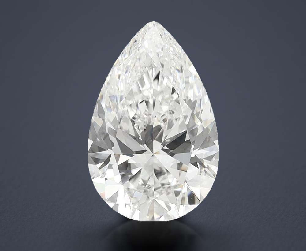 4.99 Carat Pear Lab Diamond