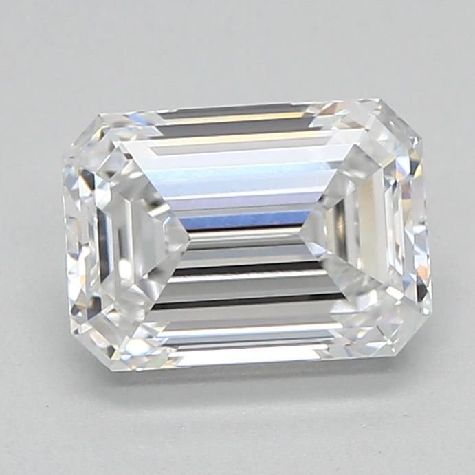 0.99ct D VVS2 Rare Carat Ideal Cut Emerald Lab Grown Diamond