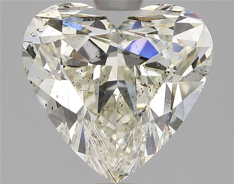 2.13ct K SI1 Rare Carat Ideal Cut Heart Diamond