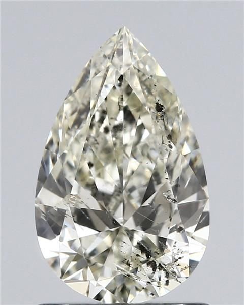 0.97ct J SI2 Rare Carat Ideal Cut Pear Diamond