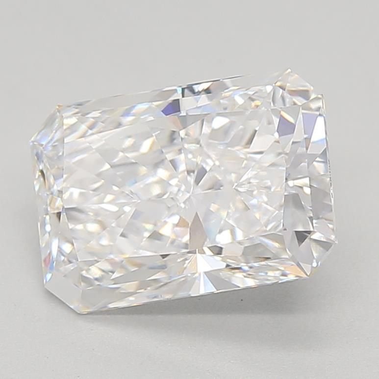 2.82ct D VVS2 Rare Carat Ideal Cut Radiant Lab Grown Diamond