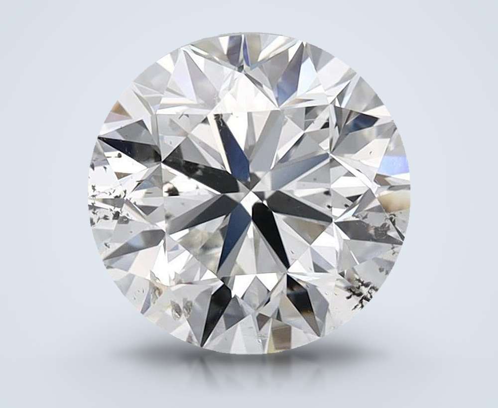 3.00 Carat Round Natural Diamond