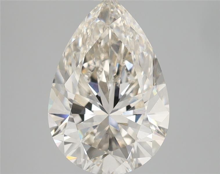 2.79ct H VS1 Rare Carat Ideal Cut Pear Lab Grown Diamond