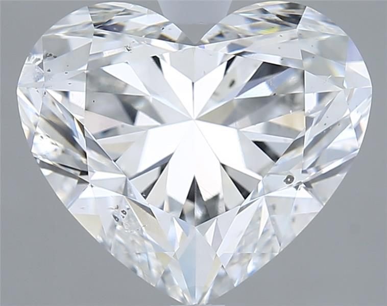 5.02ct G SI2 Rare Carat Ideal Cut Heart Diamond