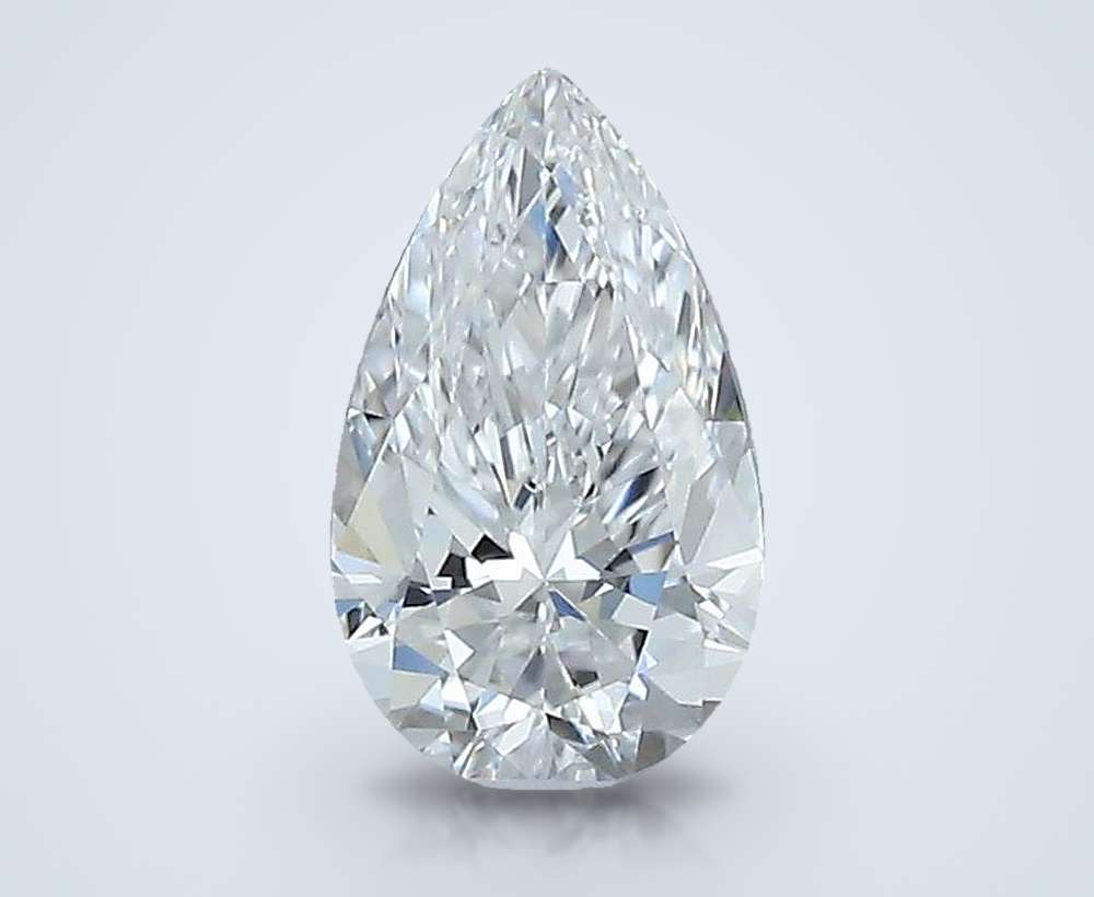 0.42 Carat Pear Natural Diamond