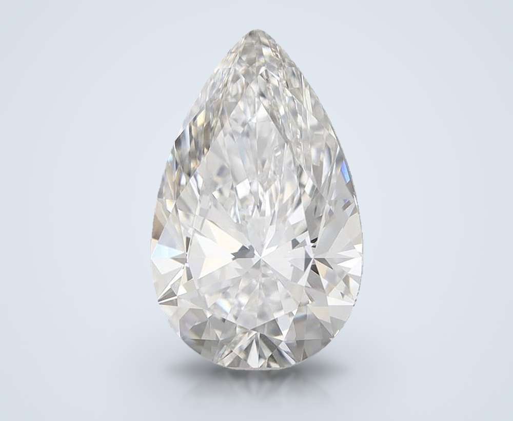 3.58 Carat Pear Lab Diamond