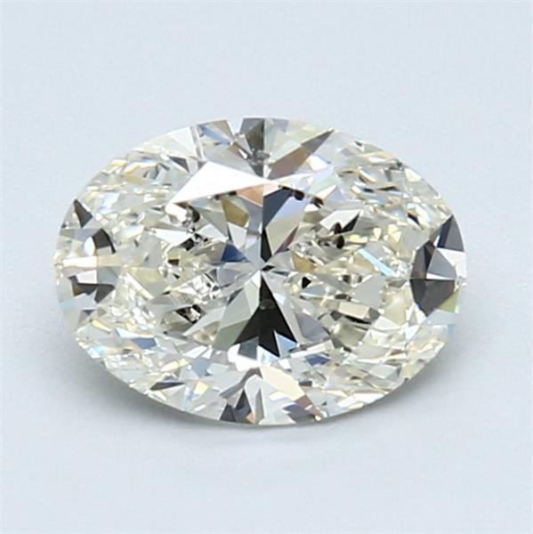 1.01ct K SI2 Rare Carat Ideal Cut Oval Diamond