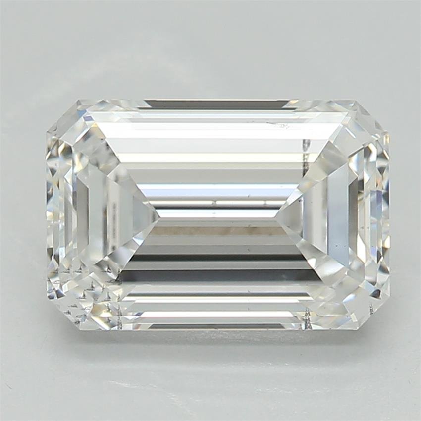 1.52ct E SI1 Rare Carat Ideal Cut Emerald Lab Grown Diamond