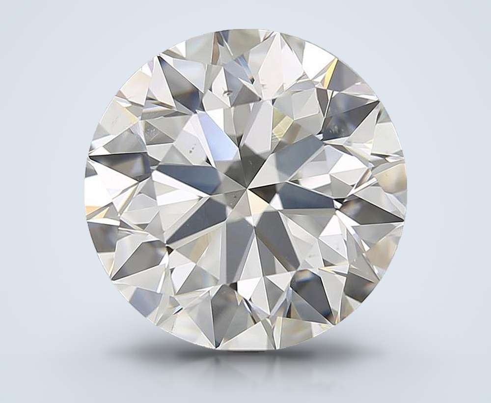 3.73 Carat Round Natural Diamond