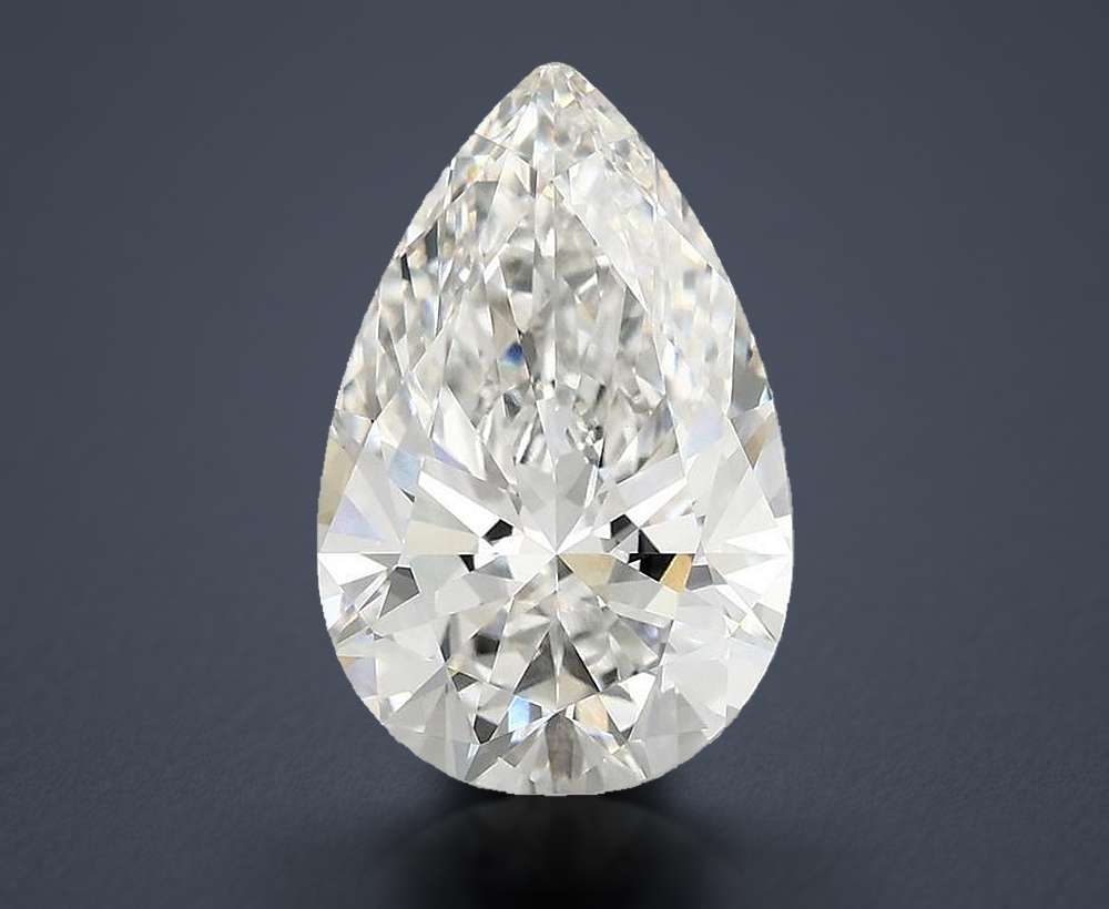 3.83 Carat Pear Lab Diamond