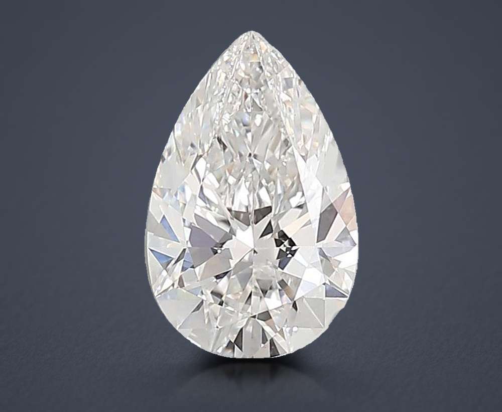 3.53 Carat Pear Lab Diamond