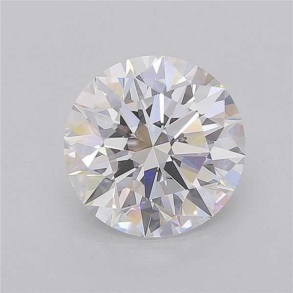 5.04ct E VVS2 Rare Carat Ideal Cut Round Lab Grown Diamond