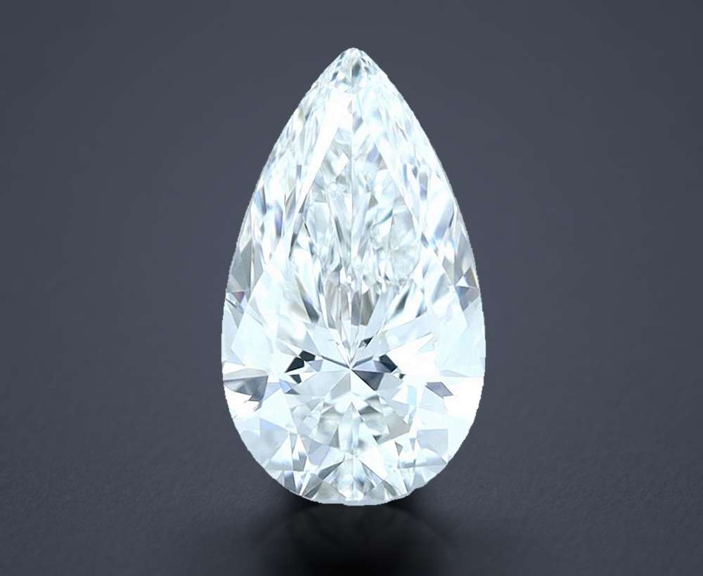 0.80 Carat Pear Natural Diamond