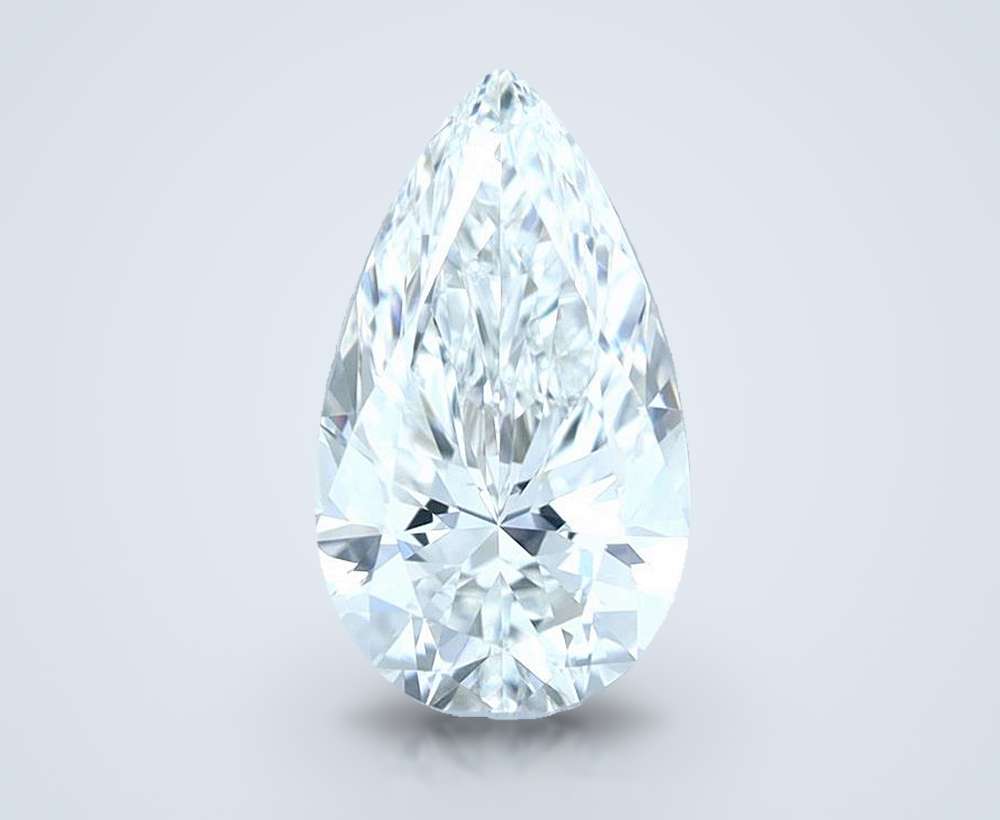 0.80 Carat Pear Natural Diamond