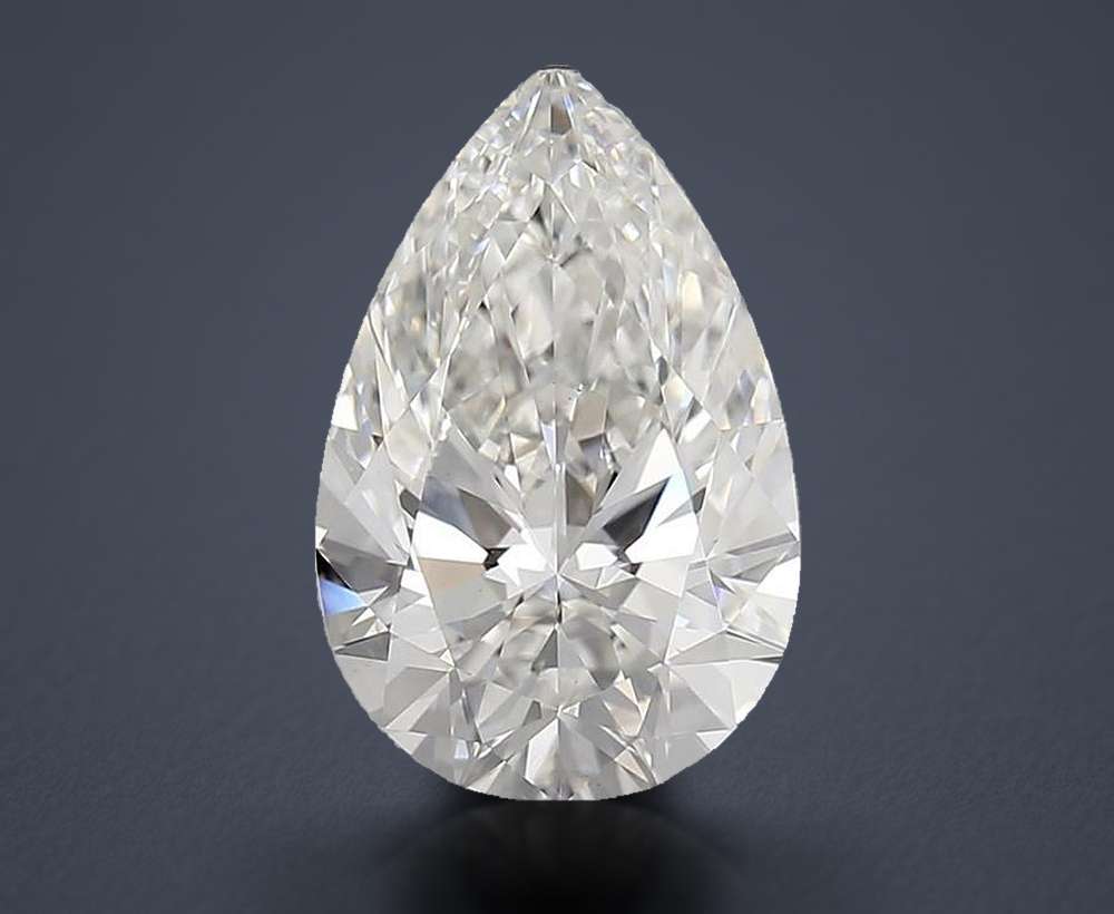 3.00 Carat Pear Lab Diamond