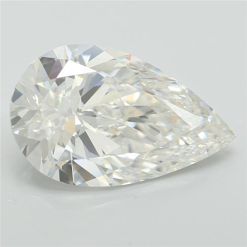 5.50ct G VS1 Rare Carat Ideal Cut Pear Lab Grown Diamond