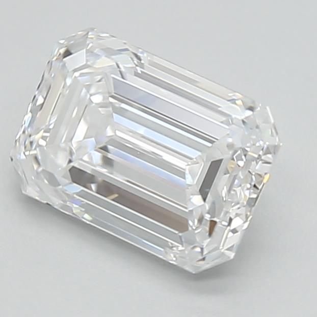 1.53ct D VVS2 Rare Carat Ideal Cut Emerald Lab Grown Diamond