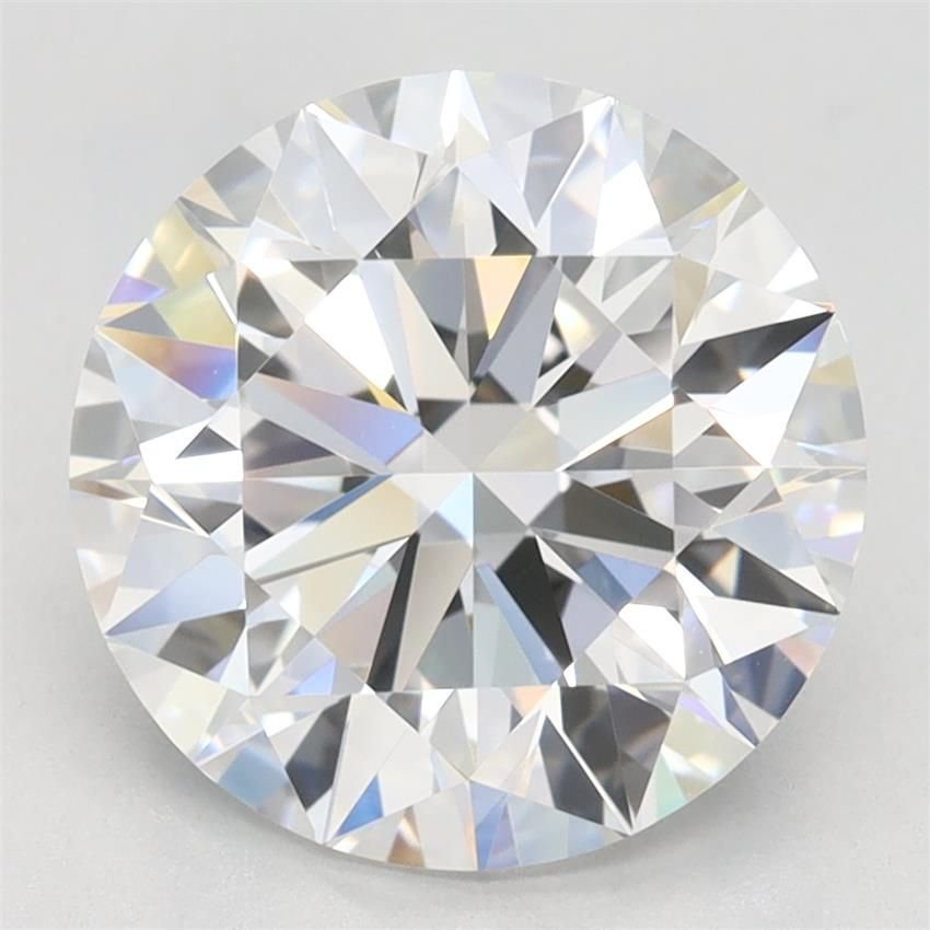 3.07ct D VVS1 Rare Carat Ideal Cut Round Lab Grown Diamond