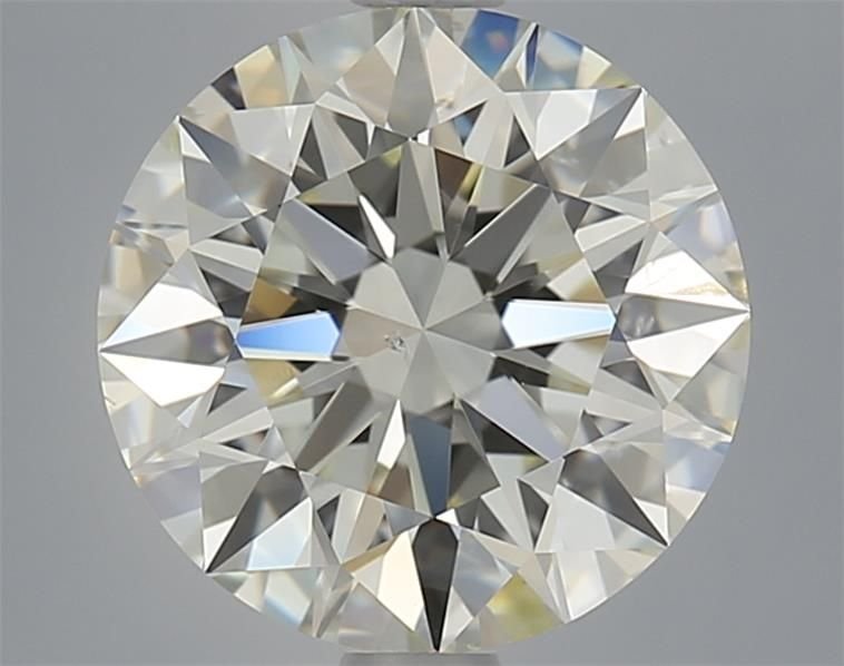 2.51ct J SI1 Rare Carat Ideal Cut Round Diamond