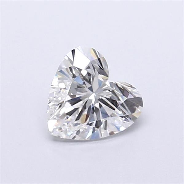 0.84ct D VVS2 Rare Carat Ideal Cut Heart Lab Grown Diamond